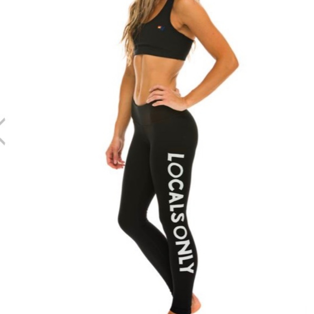 Aviator Nation Locals Only Full Legging, Flawed